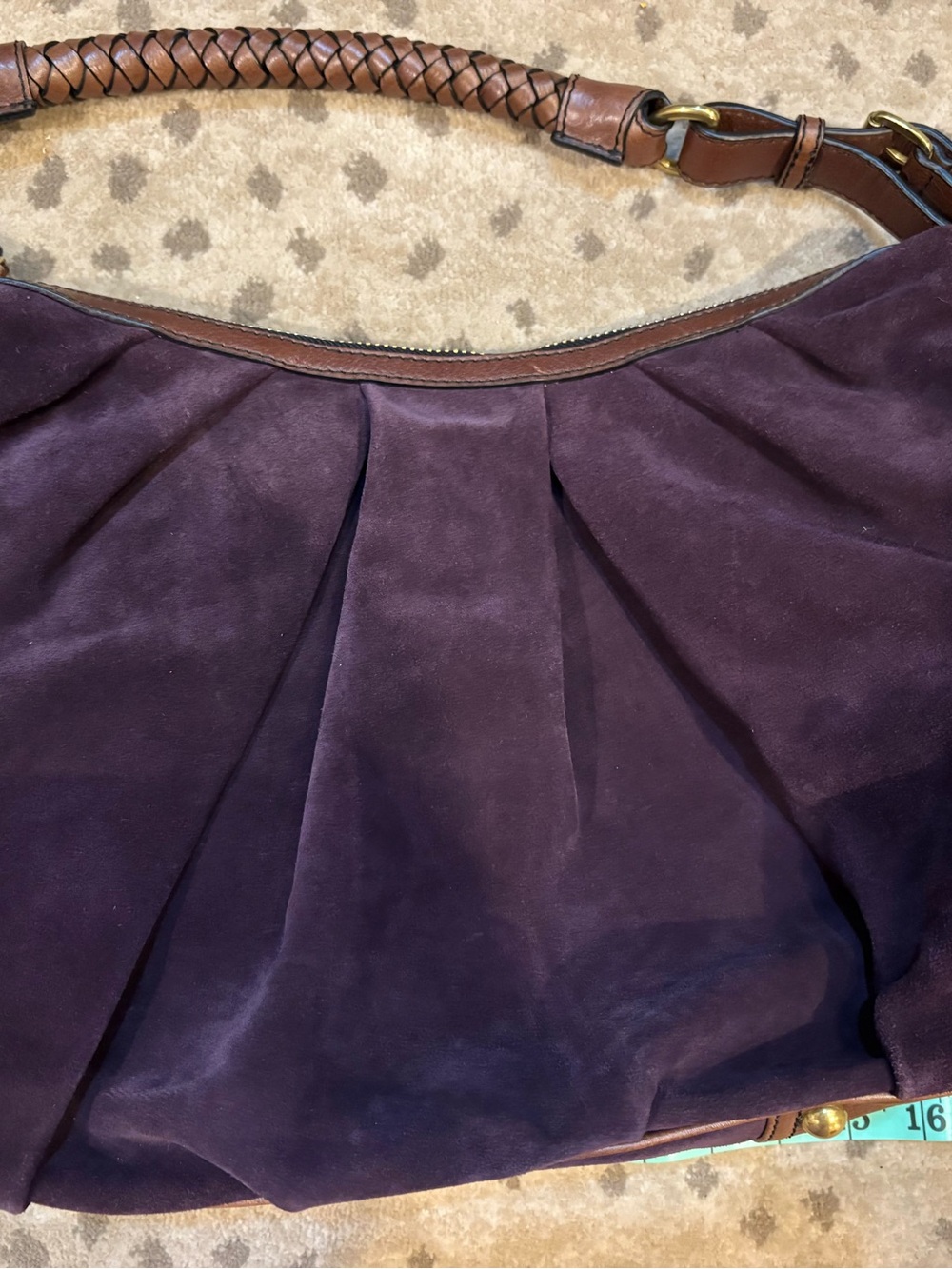 Banana Republic suede handbag - Picture 7 of 10